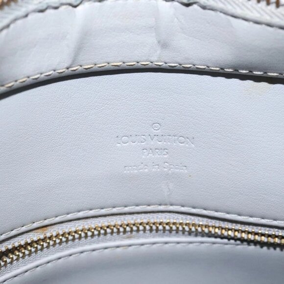 LOUIS VUITTON Monogram Vernis Houston Hand Bag Gris M91053 LV Auth 118524 - Picture 12 of 16